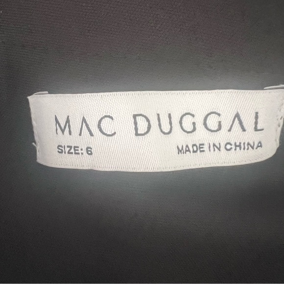 Ieena for Mac Duggal One Shoulder High Low Gown black size 6 NEW - Picture 6 of 7